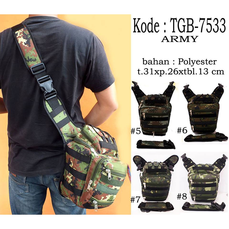 Tas army/tas selempang army