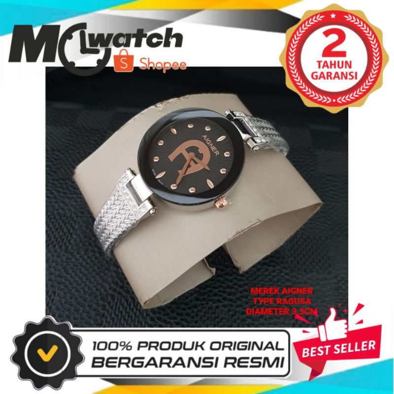 JAM TANGAN PRIA WANITA | RANTAI | KULIT | KARET | MURAH | pria aigner ragus case silver strap stainl