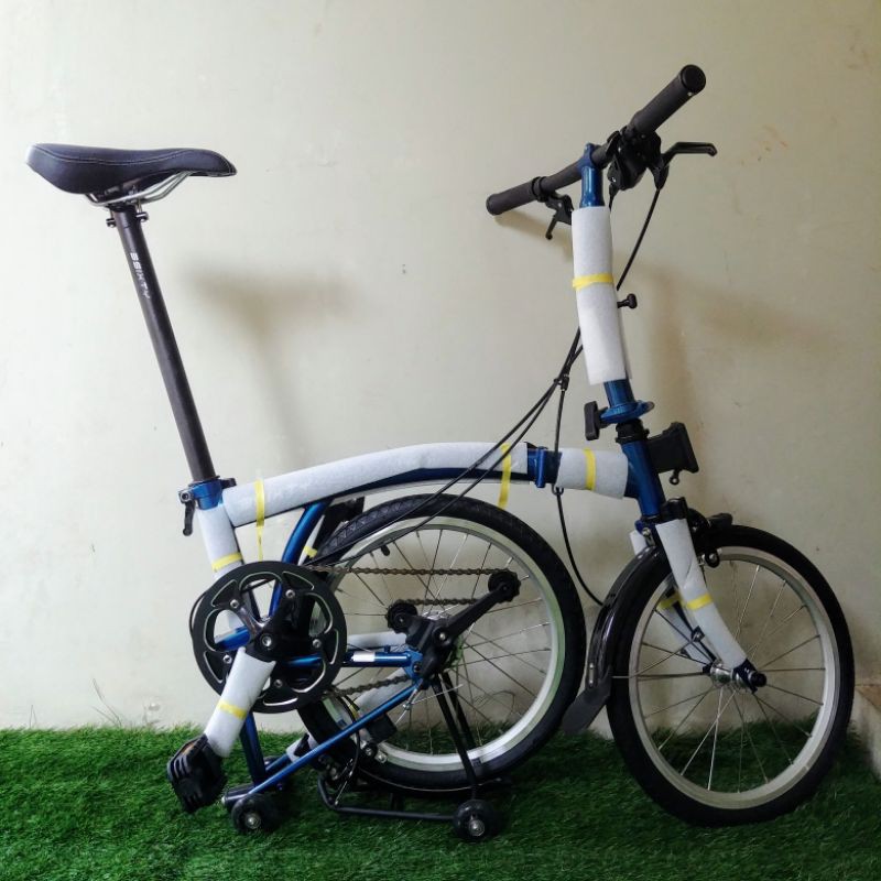 Sepeda Lipat 3Sixty Baru 2020 - Biru Metalik