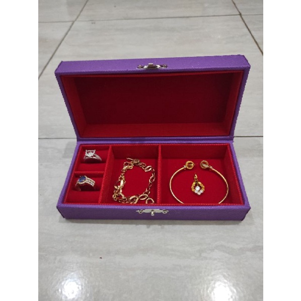 kotak kombinasi cincin kalung gelang