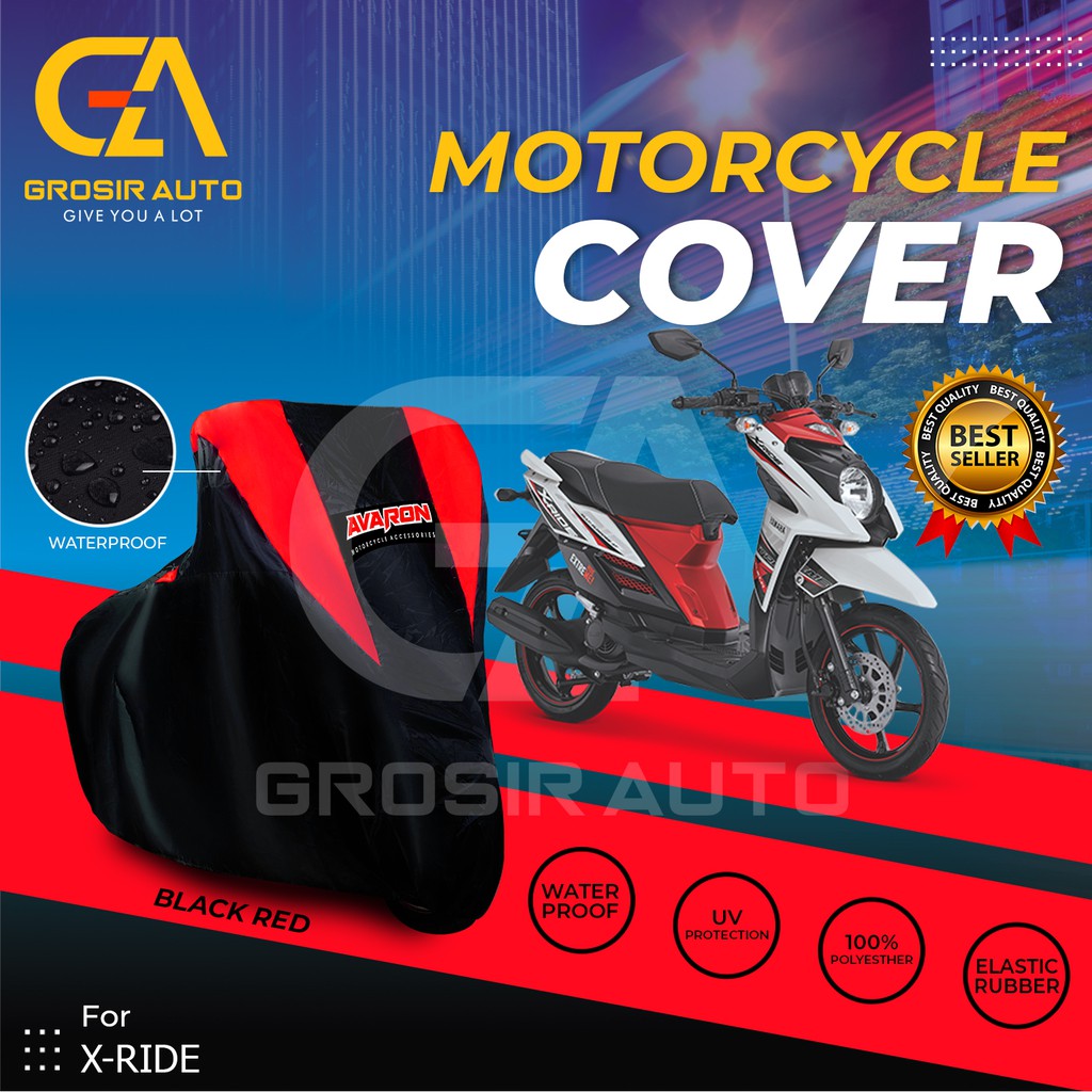 Sarung Motor AVARON X-RIDE/ Penutup Pelindung Body Cover Motor Warna Anti Air Merk Avaron