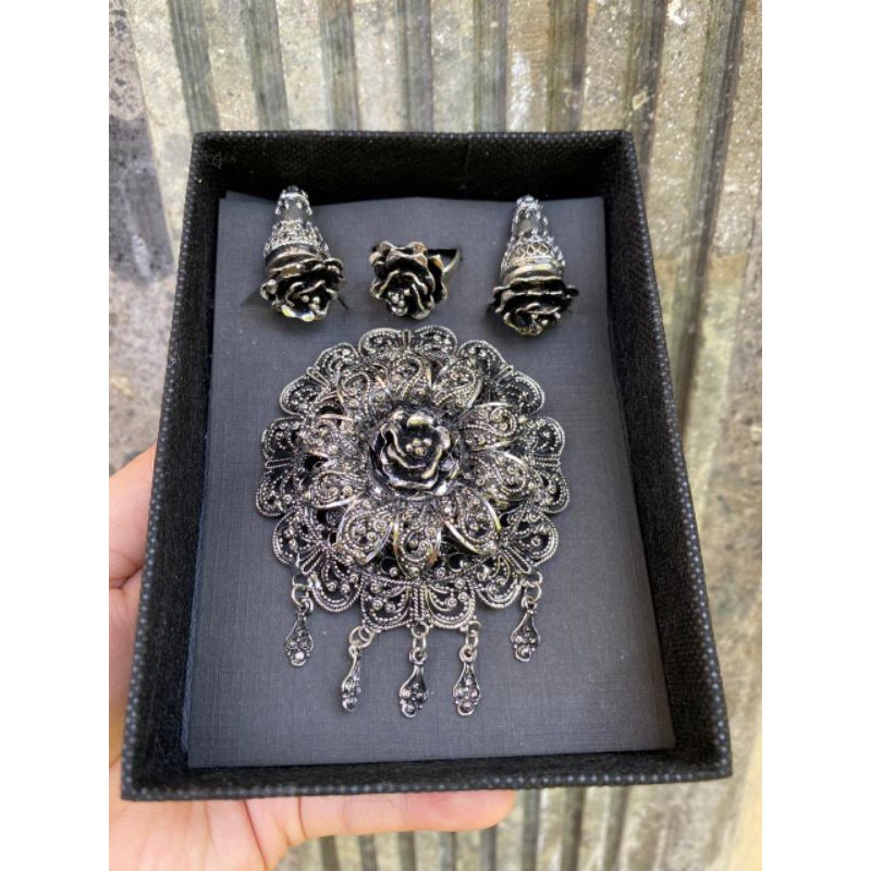 Bros Alpaka Bali Bulat Bakar