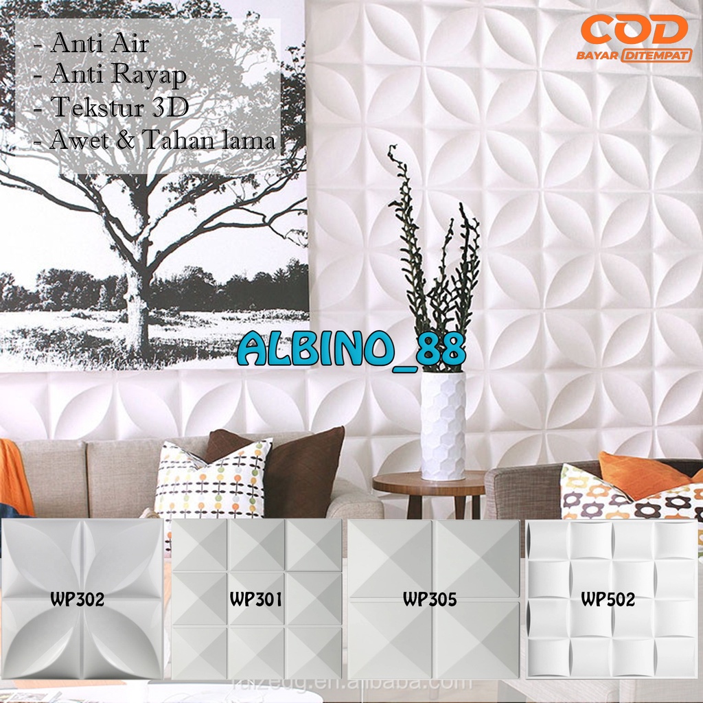 COD TERMURAH WALL PANEL 3D PVC WALLPANEL 3D WALLPAPER DINDING / WALL PANEL 3D DINDING PVC