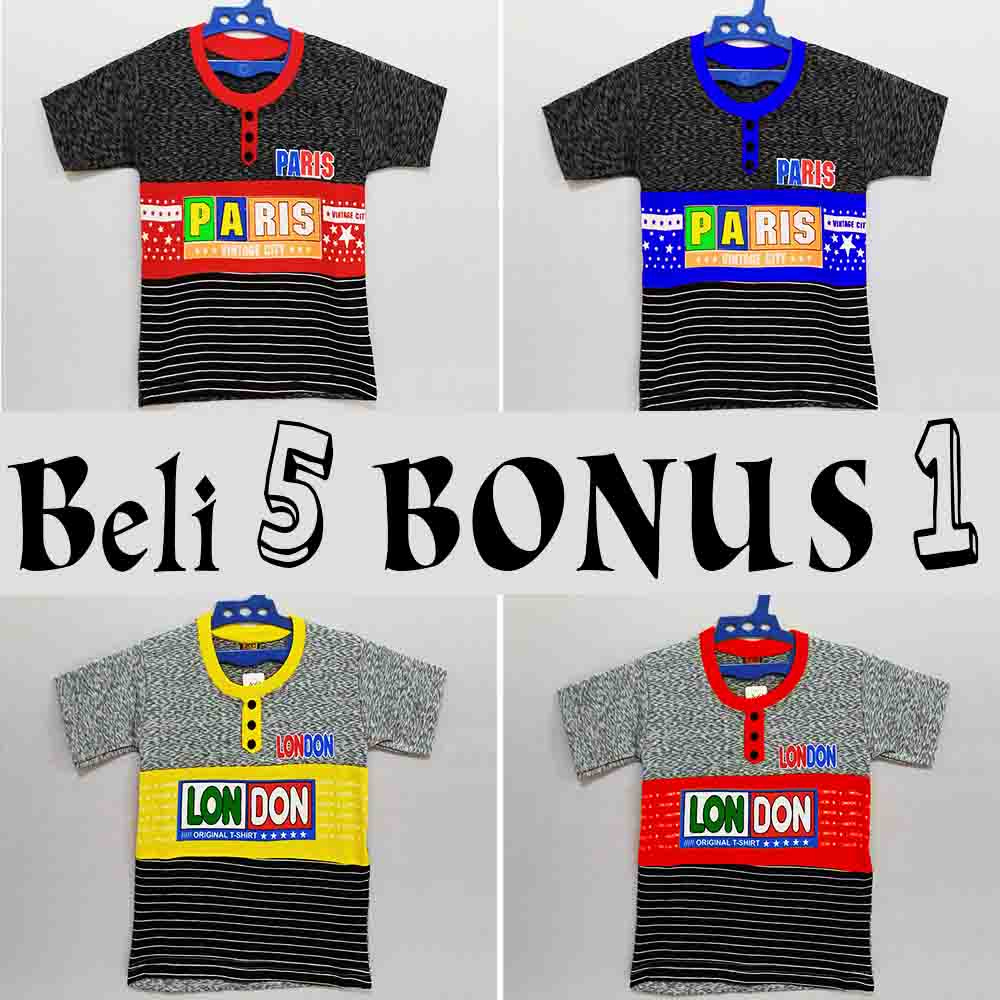 MKids88 - Baju Setelan KAOS Anak Atasan Aneka Motif