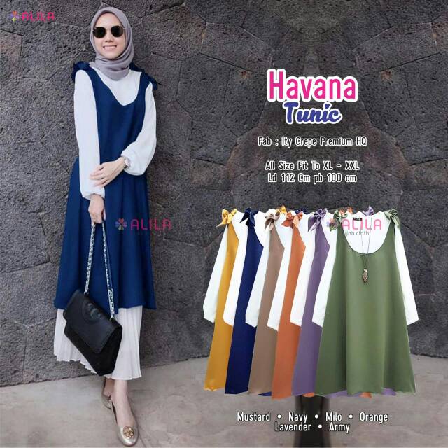 Havana tunic ( alila hijab cloth)