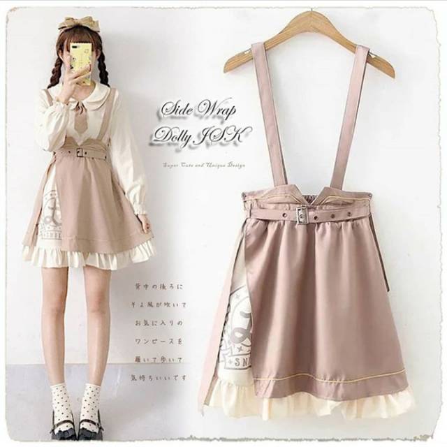 IMPORT Rok Bawahan Jepang/Kawaii - Side Wrap Dolly JSK