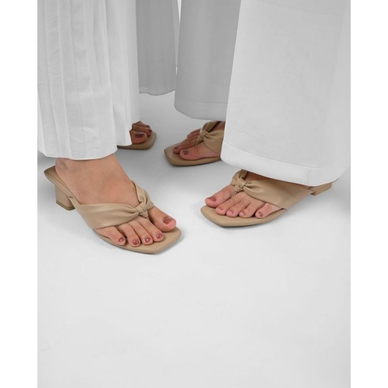 Sundae Linen Heels Local.id