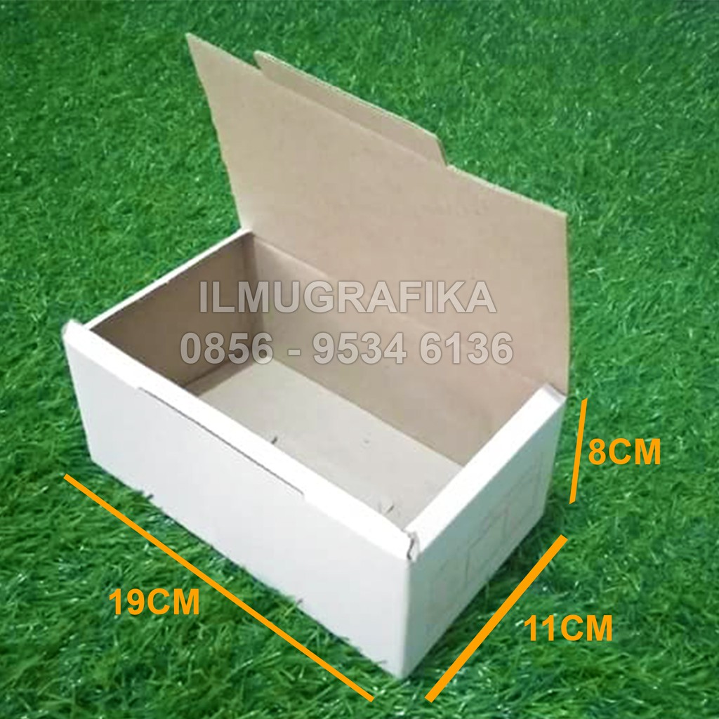 

box packaging ukuran masker putih polos kemasan kardus