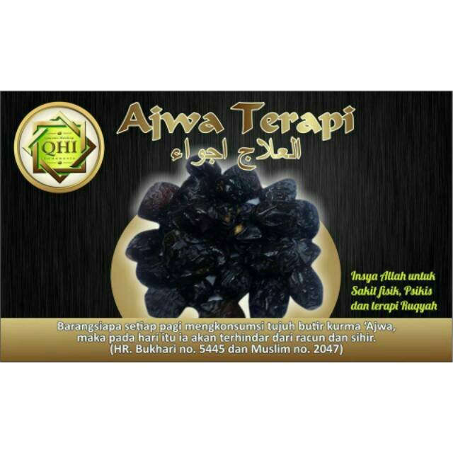 

Kurma Ajwa Madinah 1/2kg