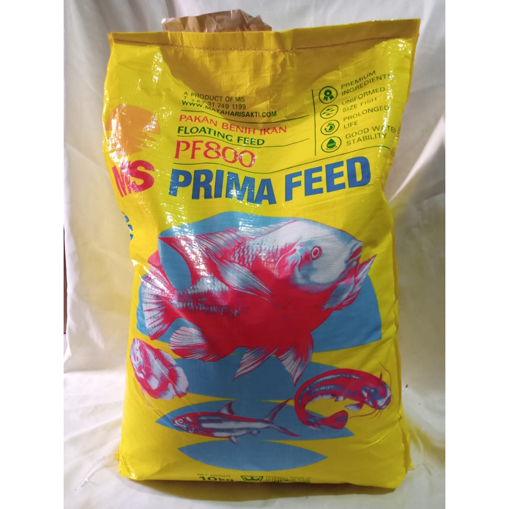 100 GR PRIMA FEED PF 800 PAKAN BIBIT IKAN HIAS / IKAN LELE NILA PAKAN IKAN TERNAK