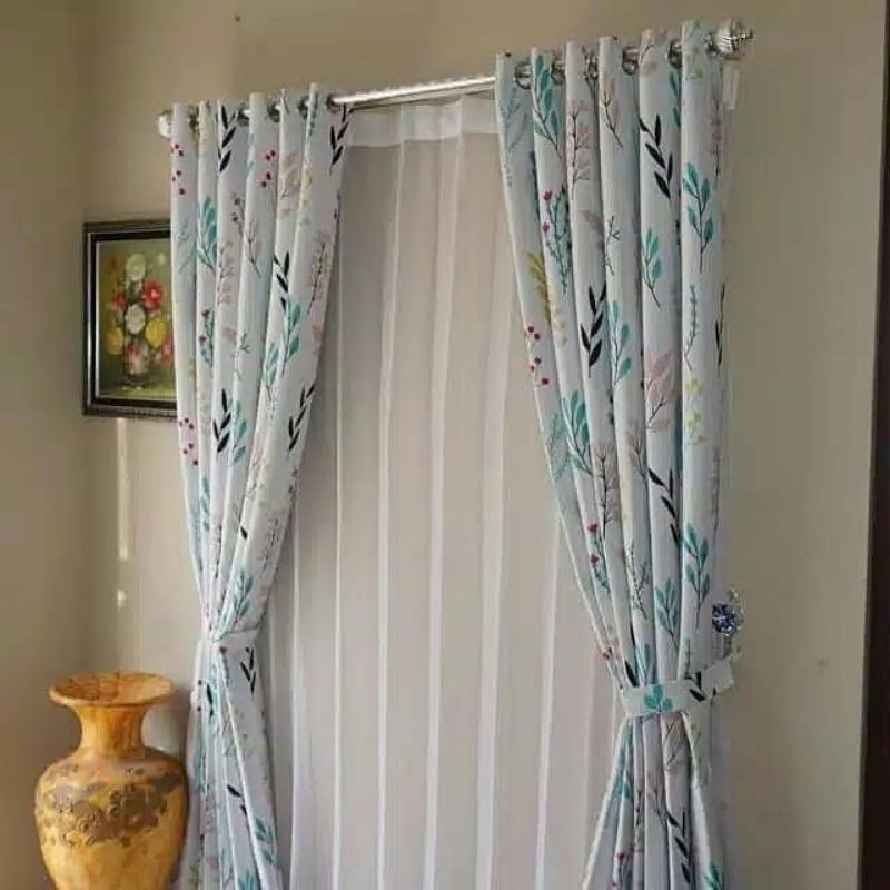Gorden Motif Lavender/Gorden Motif Lucu Dan Minimalis/Grosir gorden / gorden murah/gorden blackout