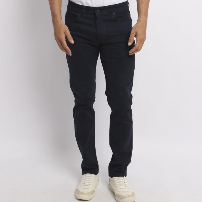 Edwin Celana Chinos Venice Navy Slim Fit Stretch
