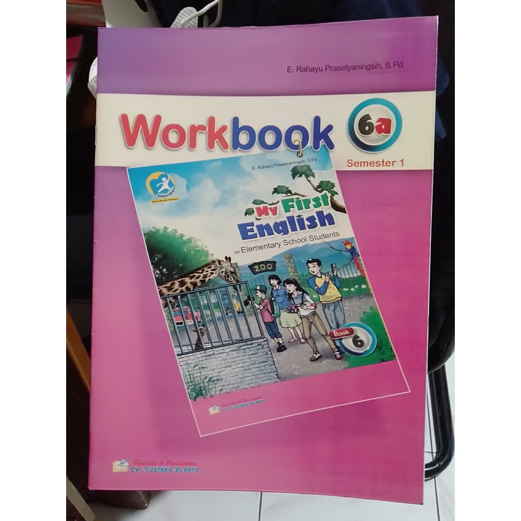 

WorkBook My First English untuk SD/MI kelas 6A K13