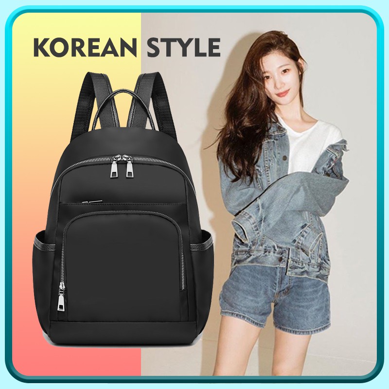 °722› Tas Backpack Wanita Korea Import | Tas Kuliah Mahasiswi Import £