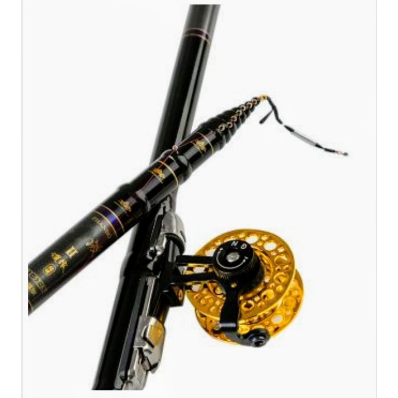 Joran Tegek Import Hitam Ready Setting Kolongan ukuran 540