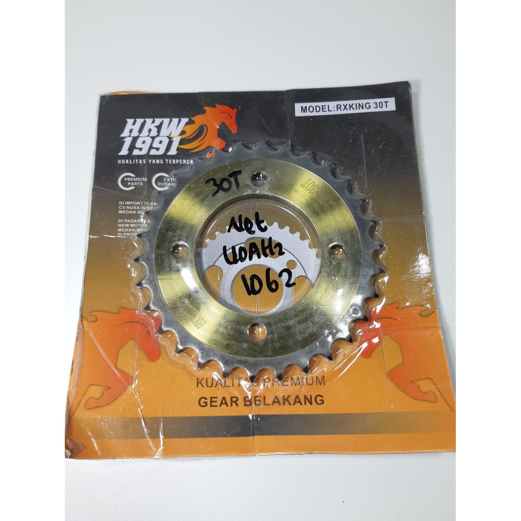 GEAR / GIR BELAKANG 428 SEPUHAN YAMAHA RXZ / RX KING MEREK HKW-30T