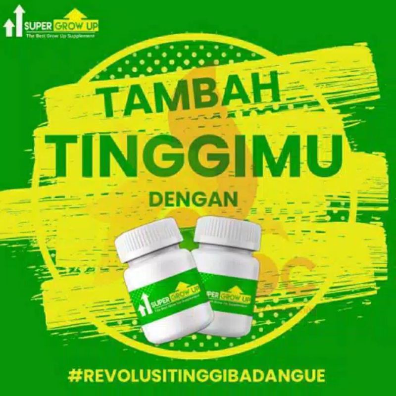 

Peninggi badan [ SUPER GROW UP ] | [capsule+susu]