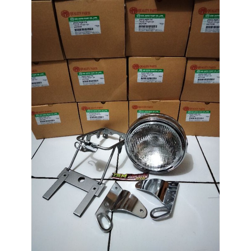 Lampu bulat ninja R SS Original hma Thailand 1set breket