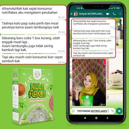 

Trending || 9HIDC NUTRIFLAKES SEREAL UMBI GARUT WITH PSYILIUM HUSK & DAUN KELOR BOX 280gr Solusi Atasi Asam Lambung Maag Kronis Gerd Suplemen Makanan Diet Isi 280gr Snack Non Obat Herbal Diet Booster Rendah Kalori Tinggi Serat Pelancar BAB Atasi Maag Gerd