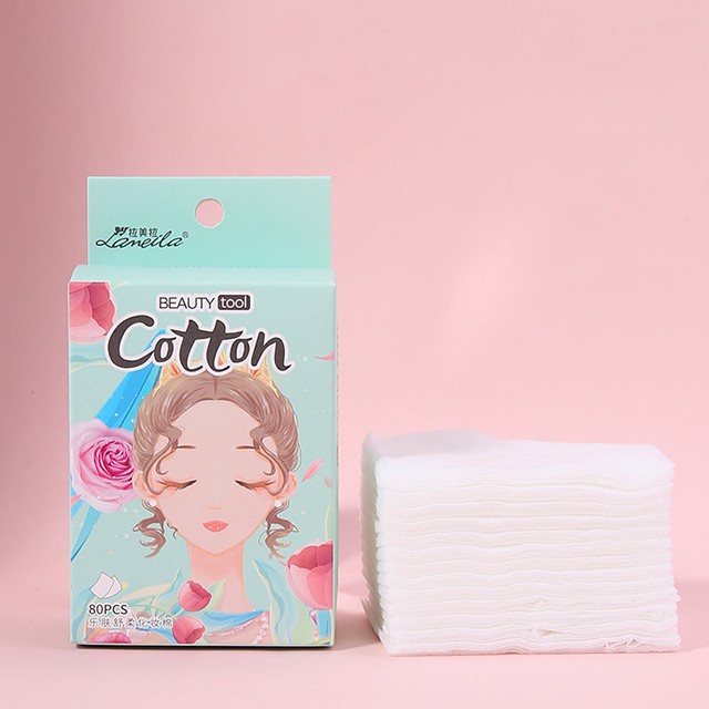 Kapas Toner Travel Pack Ultra Thin Cotton Pad Kapas Wajah Tipis Pembersih Kuku isi 50s dan 80s