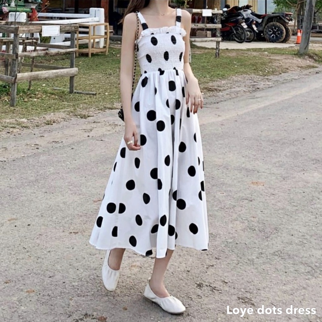 Loye dots dress - Thejanclothes