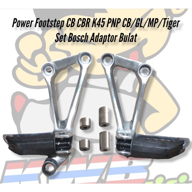 Power footstep cb cbr k45 pnp GL MP CB Tiger set bos adaptor bulat