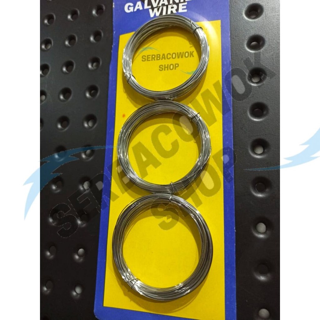 Kawat Galvanis Lilit isi 3 Pcs Elastis Tebal Termurah Berkualitas