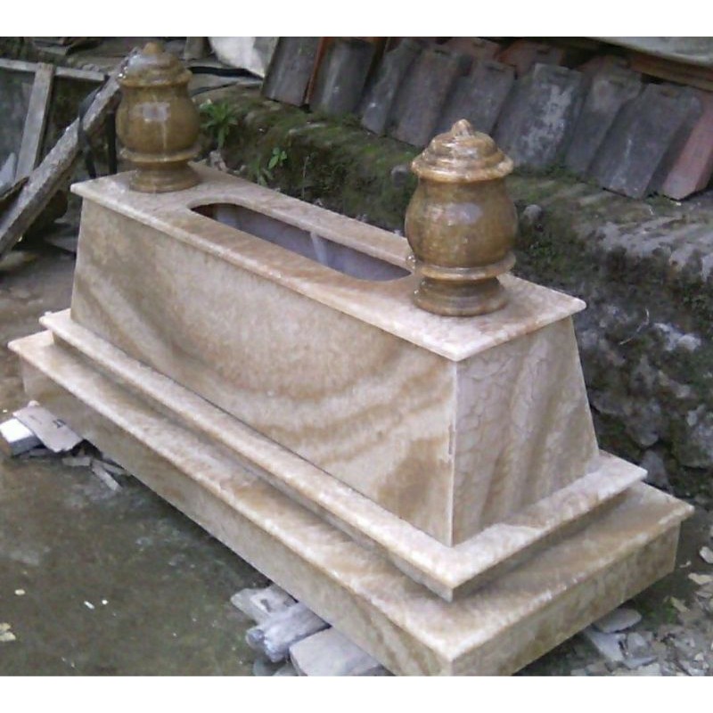 Kijingan Makam Batu Onyx Alam