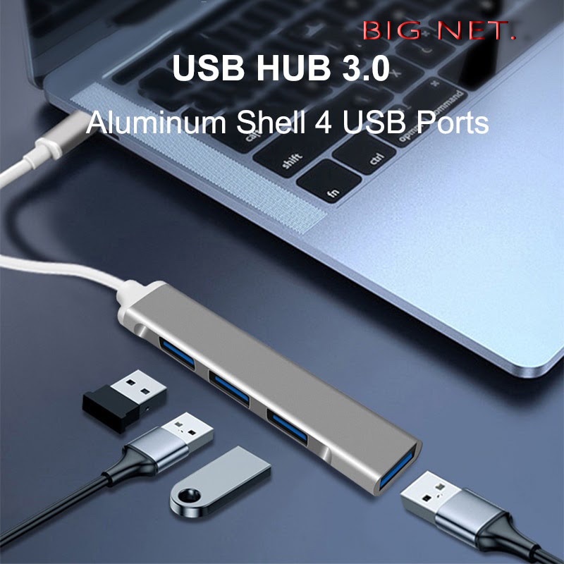 USB 3.0 HUB 4PORT aluminium