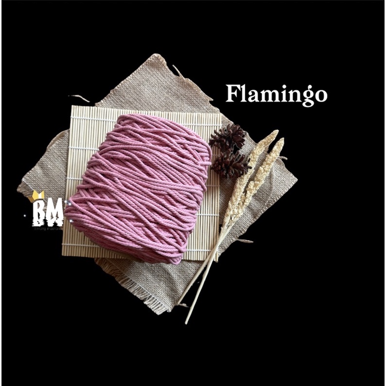 Tali katun warna FLAMINGO 1kg