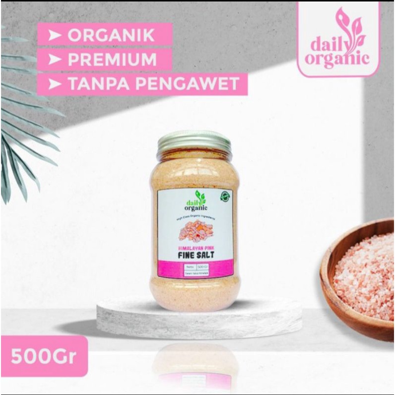 

Himalayan Pink Fine Salt / Garam Himalaya Premium 500gr