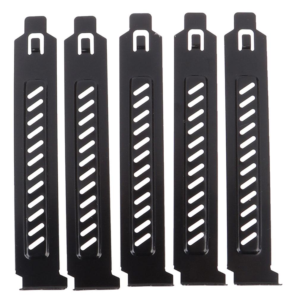 Penutup Slot PCI Agustina 5Pcs/lot Casing Komputer Ventilasi Frame Chassis Bits Penyaring Debu