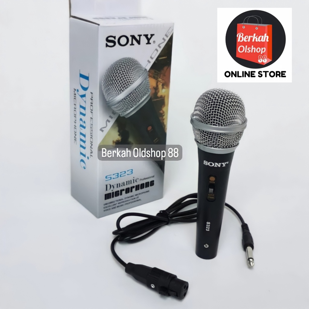 Berkah Oldshop 88 - Mic Kabel SONY SN-909 Mik/Mikropon/Microphone Suara Berkwalitas