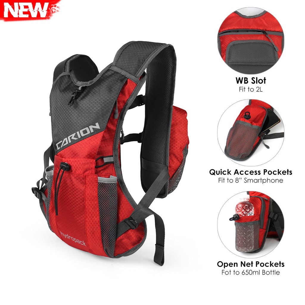 SP20D Tas Sepeda Hydropack Trail Adventure Trabas Running Run Lari Tas Ransel Sepeda Gunung Mtb Gowe