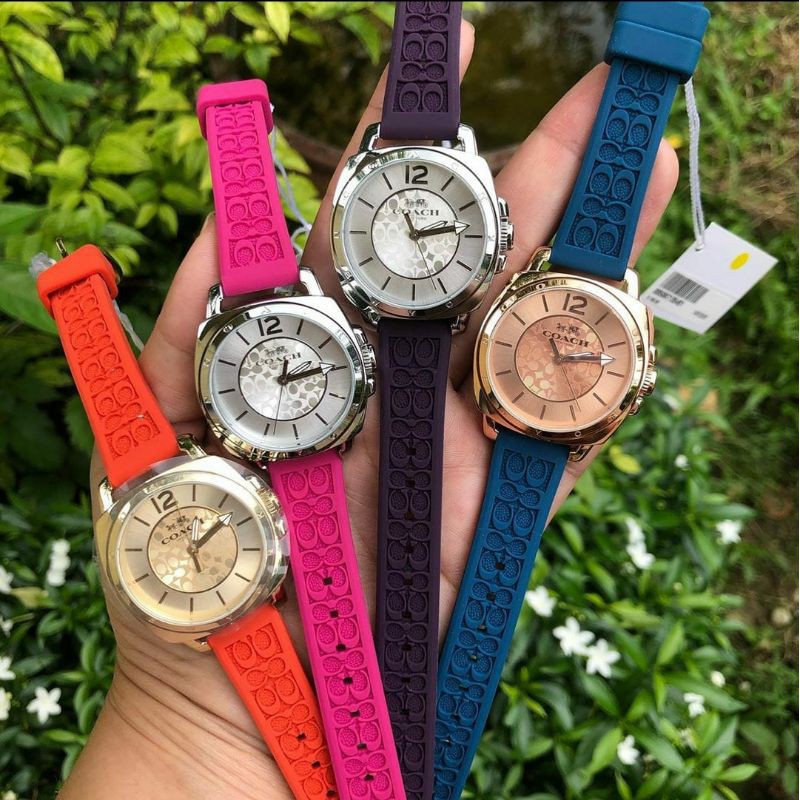 JAM TANGAN COACH RUBBER