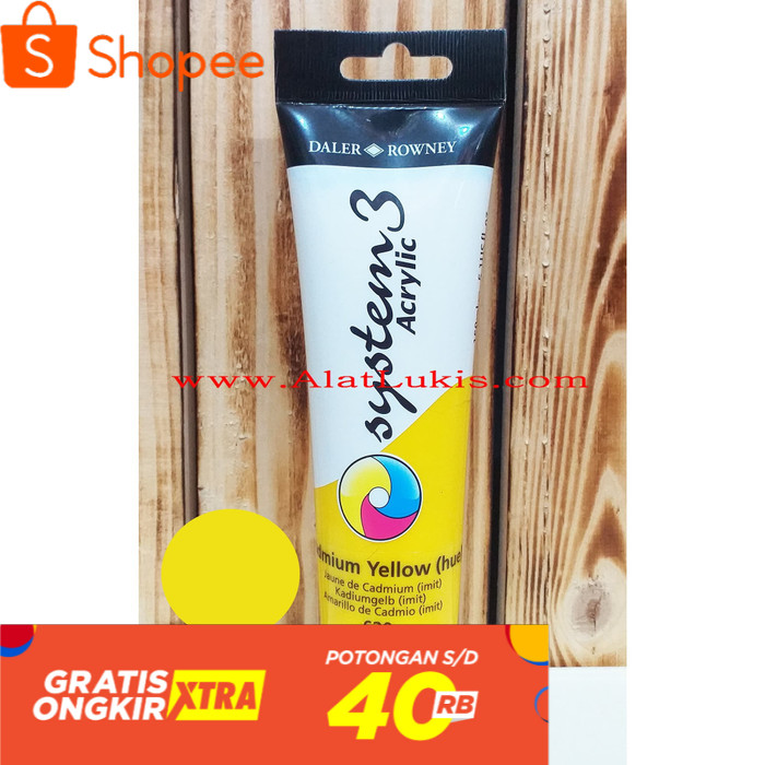

Cat Akrilik System 3 150 ml warna Cadmium Yellow Hue