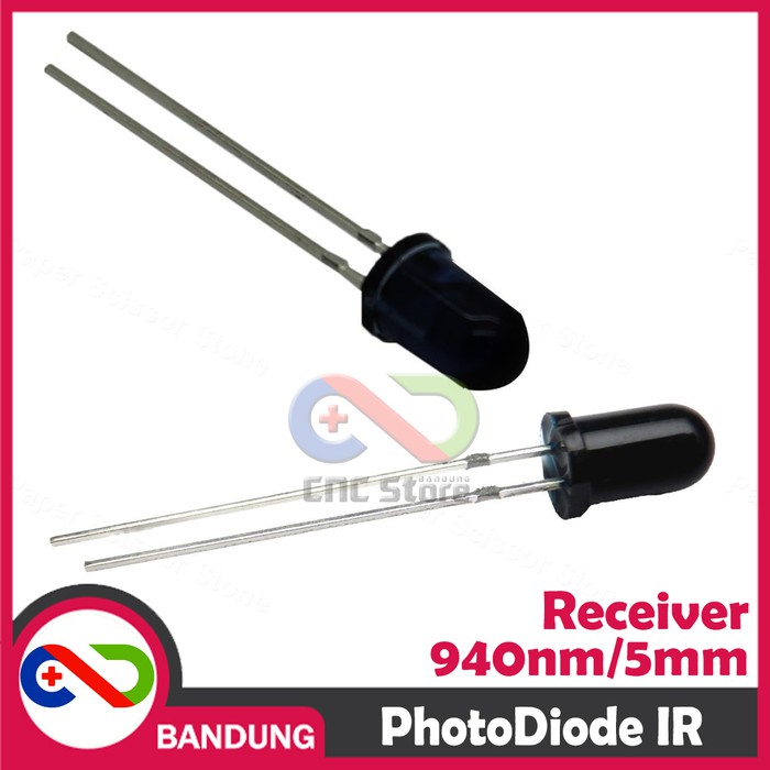 IR INFRARED PHOTODIODE RECEIVER PENERIMA 940NM 5MM