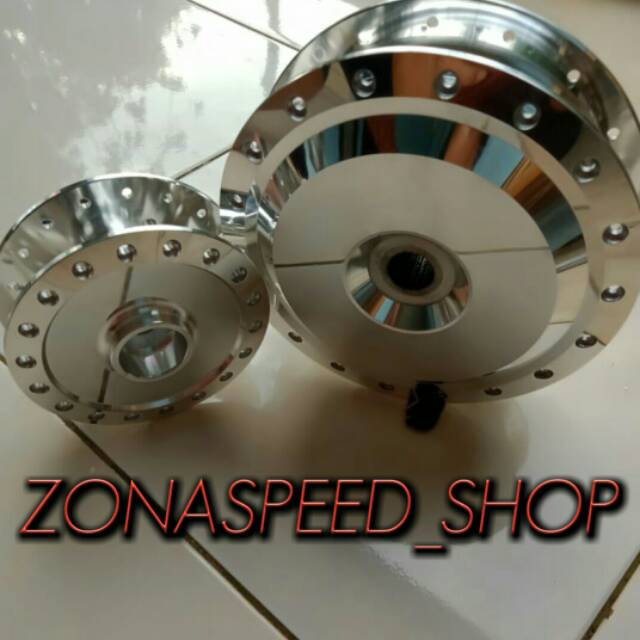 Tromol depan belakang beat chrome
