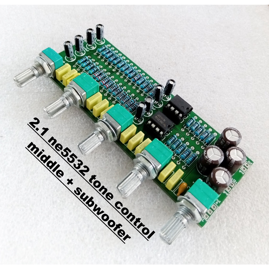 Modul 2.1 ne5532 Stereo Tone Control Plus Middle Dan Subwoofer