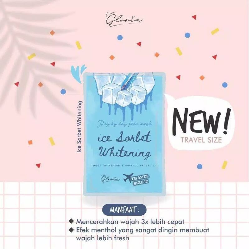 Skinhouseid Lea Gloria Masker Wajah Organik 10GR Perawatan Kecantikan Murah Berkualitas BPOM