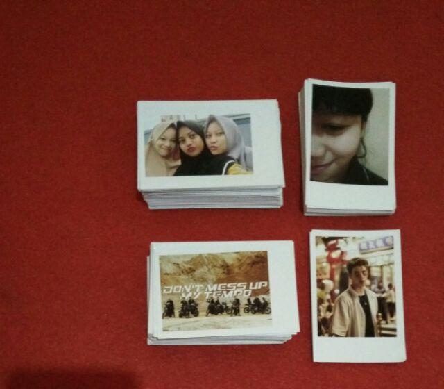 ( High Quality ) Cetak Foto Ala Polaroid ukuran 2R ( 6 x 9 