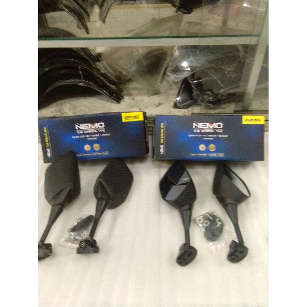 SPION ninja 250 replika merek NEMO PNP di motor CBR lokal CBR facelift CBR thailand MOTIF karbon