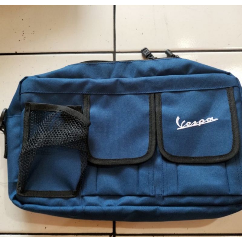 Tas bagasi modern Vespa S,LX,GTS, Sprint dan Primavera - aksesoris vespa - tas vespa biru