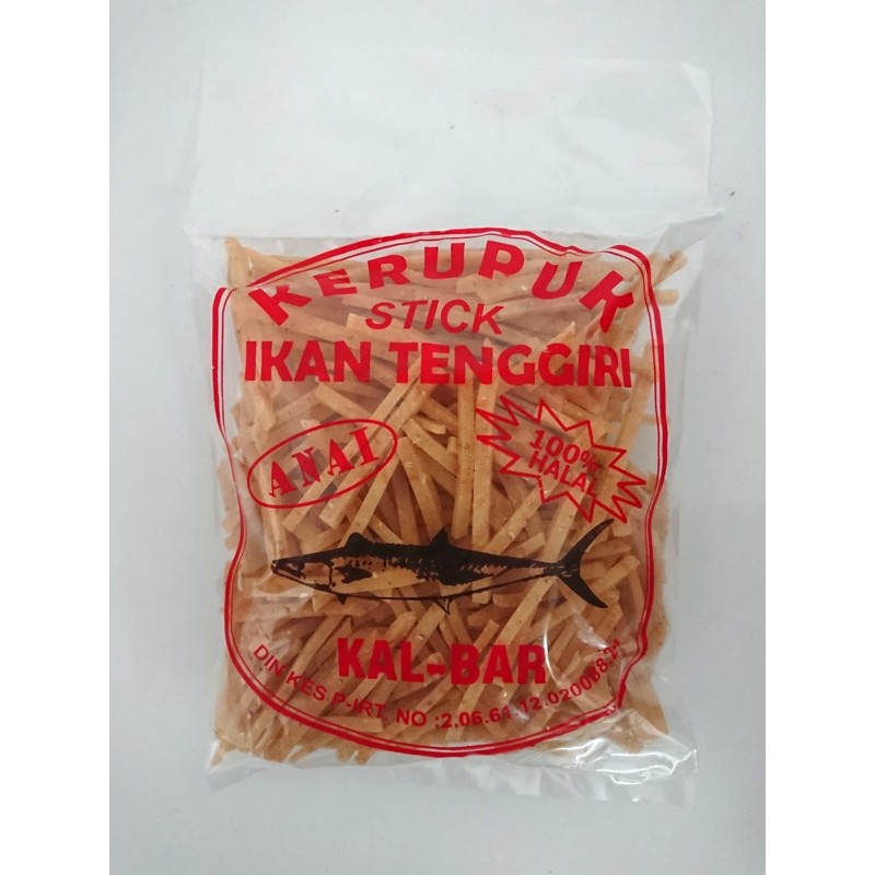 

Kerupuk Stick Ikan Tenggiri Anai 100% Halal 300gr