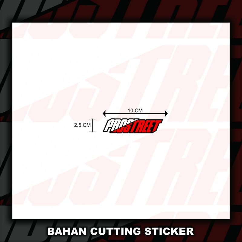STICKER CUTTING PROSTREET