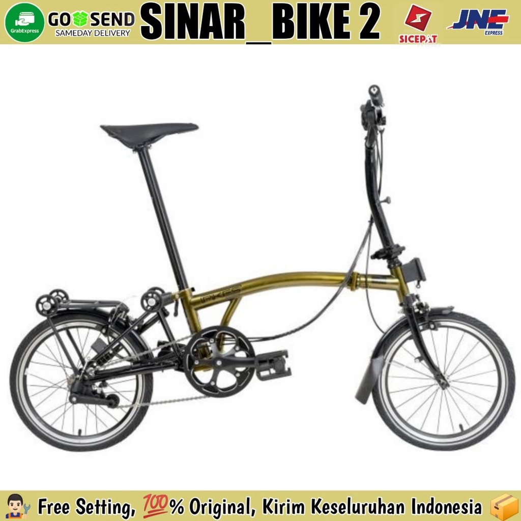 Sepeda Lipat ELEMENT PIKES GEN 2 GOLD EDITION GOLDIE 16 Inch Chromoly