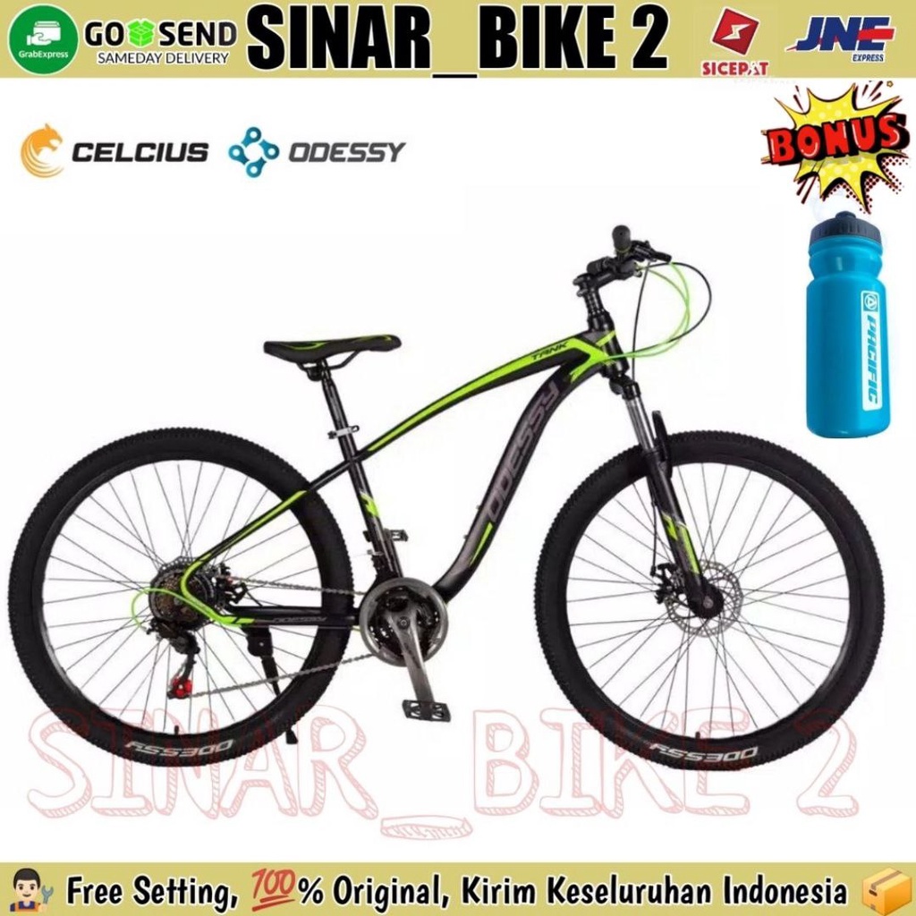 Sepeda Gunung MTB ODESSY TANK MT2488 &amp; 2788 Ukuran 24, 26, &amp; 27,5  Inch 21 Speed ( TIDAK ADA BONUS )