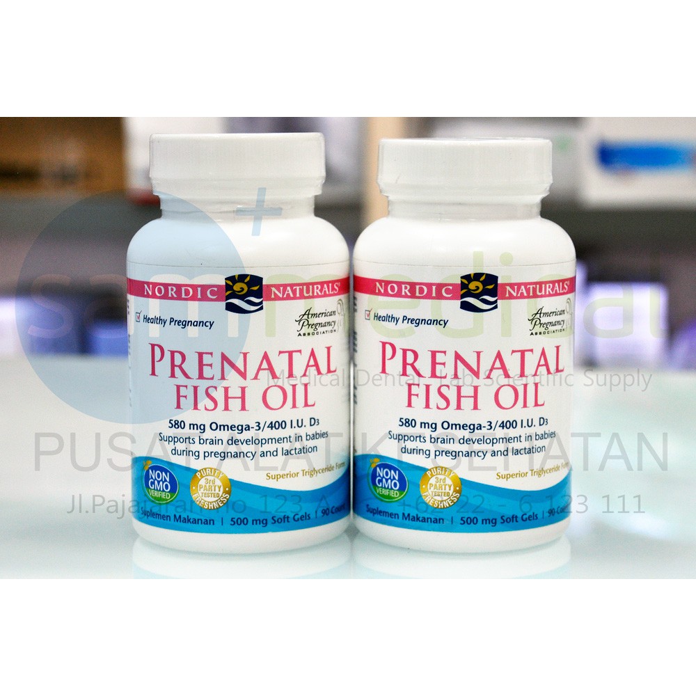 Nordic Naturals Prenatal Fish Oil Minyak Ikan Ibu Hamil 90 Shopee Indonesia