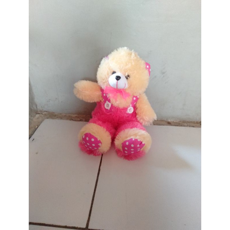 Boneka Beruang Rompi Mini 40cm