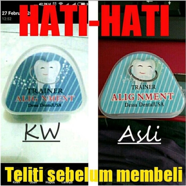 Perapi Gigi Tanpa Behel Original Bergaransi Teeth Trainer Alignment Original Asli